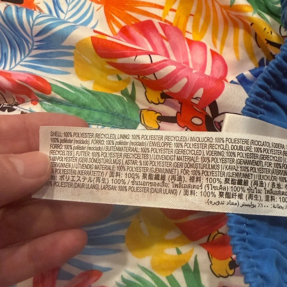 Disney store men’s swim shorts size small ,